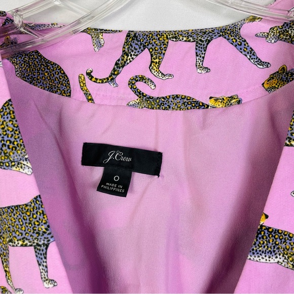 J. Crew Ratti Cheetah-print Wrap Dress - Picture 5 of 7